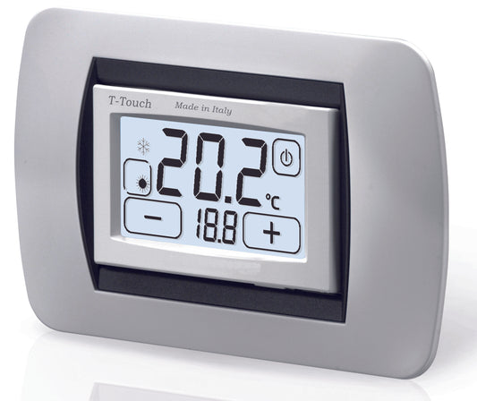 T-TOUCH Termostato touch screen da incasso