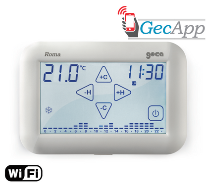 ROMA Wi-Fi Cronotermostato Touch Screen